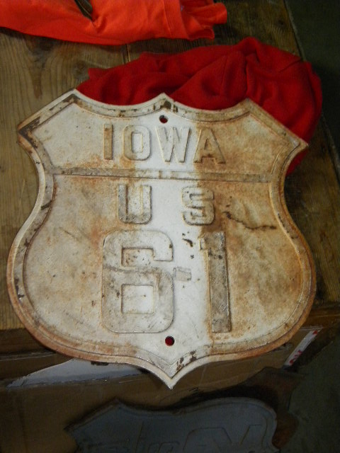 old iron sign