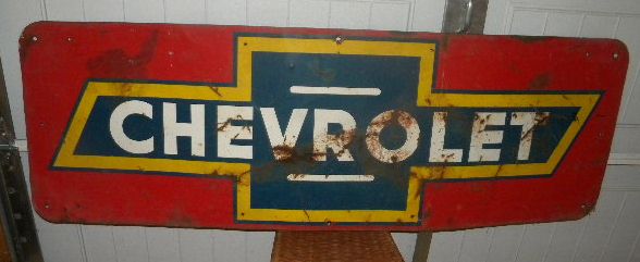 $old Chevrolet Tin Sign