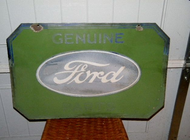 $OLD Ford Genuine Parts DSP Porcelain Sign