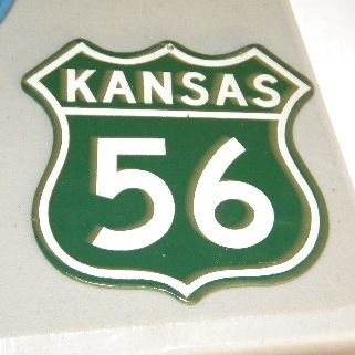 $OLD Kansas US Highway 56 Shield