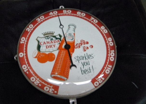 $OLD Canada Dry PAM Thermometer