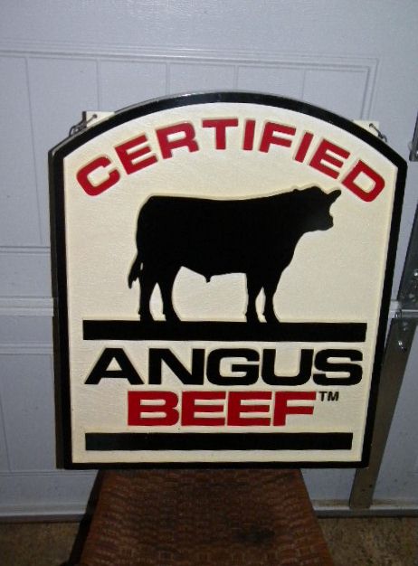 $OLD Certified Angus Beaf DBL Sided Sign