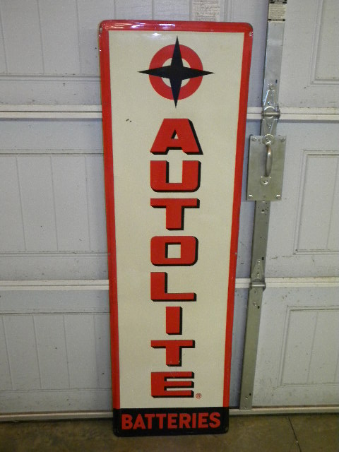 $OLD Autolite Battery Sign