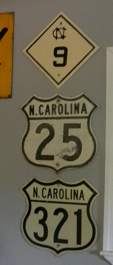NC State Route 9 w/ US 25 & 321 Shields