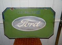 $OLD Ford Genuine Parts DSP Porcelain Sign