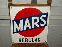 $OLD Mars Regular Porcelain Pump Sign