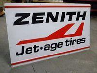 $OLD Zenith Jet Age Tires Tin Sign