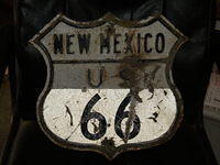 $OLD New Mexico Route 66 Sign Original