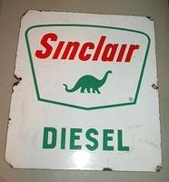 $OLD Sinclair Diesel Pump Sign