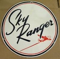 Sky Ranger Porcelain Pump Plate $OLD