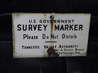 $OLD Tennessee Valley Marker TVA