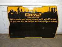 $OLD Stohl Viscoyl SSP Diecut Porcelain Sign