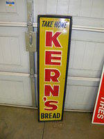 $OLD Kern's Bread Embossed Tin Sign